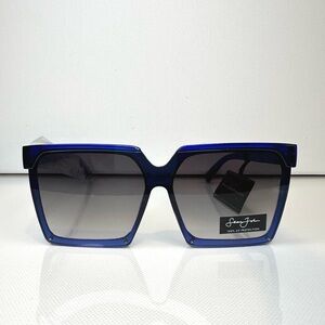 Y2K Sean John Blue Square Full Rim Women’s  Sunglasses. 
SJS2011